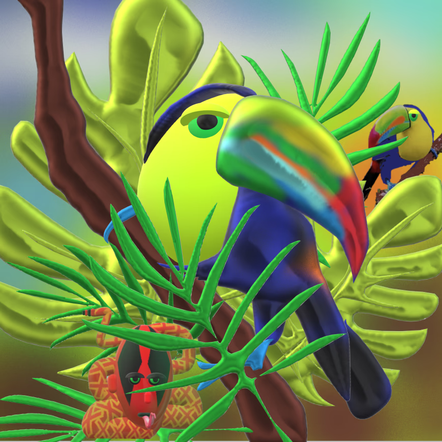 STrallalla's tweet photo. Check out my item listing on OpenSea! https://t.co/qQhfqqU48u via @opensea
Grump Punks 3
"Flying Incognito" #003
π0.007 #PolygonNFTs #1of1
#toucan #snake #birdart #birdnfts #DigitalArtist #3dart #NFTCollection #OpenSeaCollection #maticnfts #PolygonNFTs #handmade #nft https://t.co/dKbgUvecPV