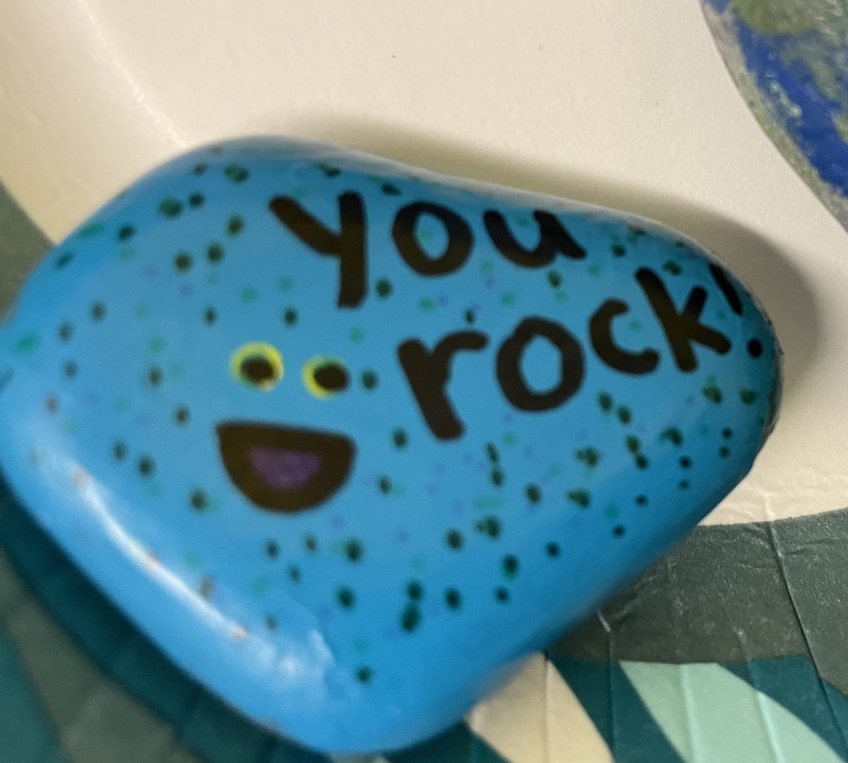 MauraECondon's tweet photo. Spreading kindness… one rock at a time! #dalecorevalues #medfieldps #kindnessrocks https://t.co/wIOtBEZMok