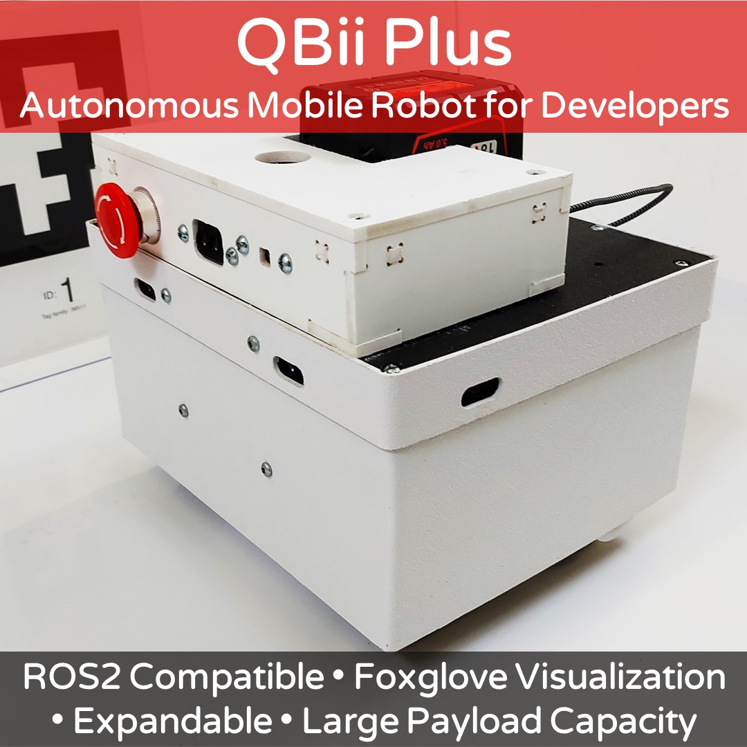 Quantum Robotic Systems (@qrsrobotics) on Twitter photo QBii Plus will be at the IEEE/RSJ International #Conference On #Intelligent #Robots & Systems (#IROS2023, Booth 435). This #autonomousrobot supports #ROS and #datavisualization with <a href="/foxglovedev/">Foxglove</a>. Get in touch to learn more!
#robotics <a href="/ieeeiros/">ieeeIROS</a> <a href="/OpenRoboticsOrg/">Open Robotics</a> <a href="/therobotreport/">The Robot Report</a> QBii Plus will be at the IEEE/RSJ International #Conference On #Intelligent #Robots & Systems (#IROS2023, Booth 435). This #autonomousrobot supports #ROS and #datavisualization with <a href="/foxglovedev/">Foxglove</a>. Get in touch to learn more!
#robotics <a href="/ieeeiros/">ieeeIROS</a> <a href="/OpenRoboticsOrg/">Open Robotics</a> <a href="/therobotreport/">The Robot Report</a>