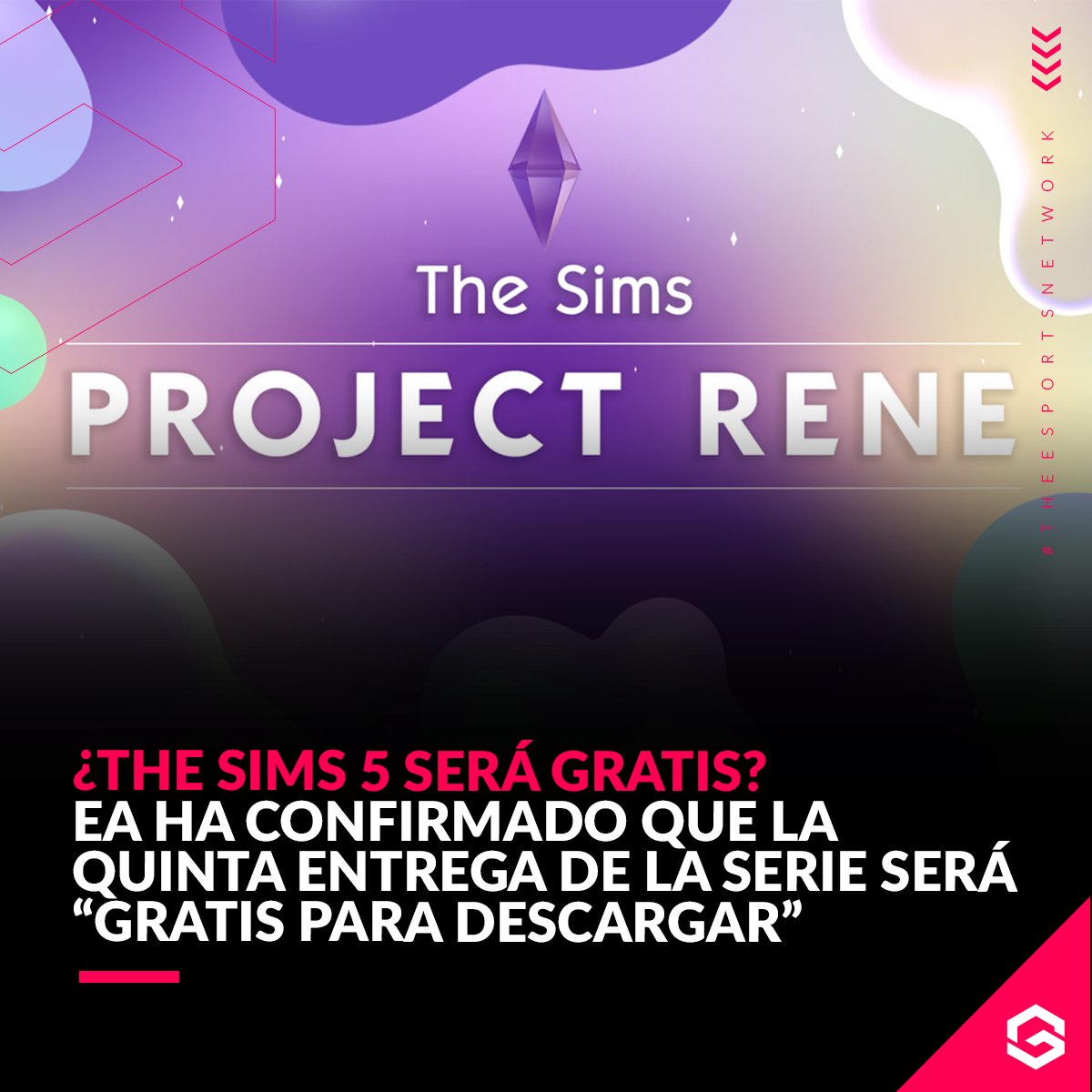 EA ha confirmado que The Sims 5, actualmente bajo el nombre código Project Rene, será "gratis para descargar cuando esté terminado".

Según los desarrolladores, cualquier persona podrá unirse, jugar, y explorar sin la necesidad de realizar una compra o pagar una suscripción.