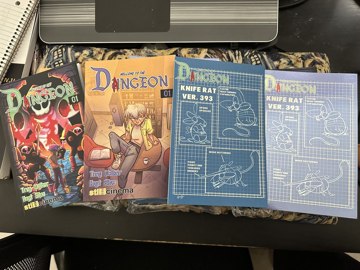Today has been a day. Mongrel has officially dropped and Dangeon #1 just arrived on my doorstep! 

Kickstarter fulfilling begins tomorrow!

Plus <a href="/HoytSilva/">Dangeon #1 live on Kickstarter now!</a> and I will be signing at @blackbirdcch this Saturday!