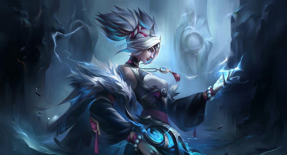 Snow Moon Zeri #LeagueOfLegends #Zeri #ArtofLegends