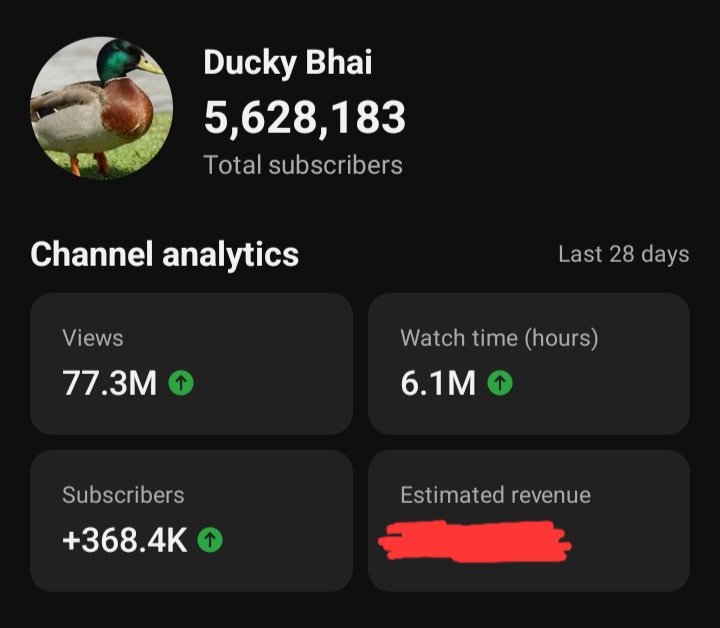 duckybhai's tweet photo. Alhamdulillah, this is the best we have ever performed from the past 6 years. All because of you guys' love and support ❤️ https://t.co/vGTwTpfFmZ