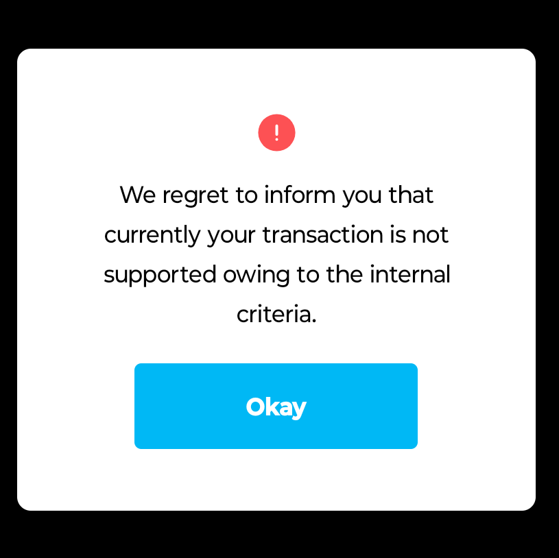 dilkhush_codes's tweet image. @Paytm I'm getting error message: “Your transaction is not supported owing to the internal criteria.” Why is this happening? I can buy gift cards and add money to wallet. I tried many times, reinstalled app but still not working. Please fix this ASAP. #paytmfail