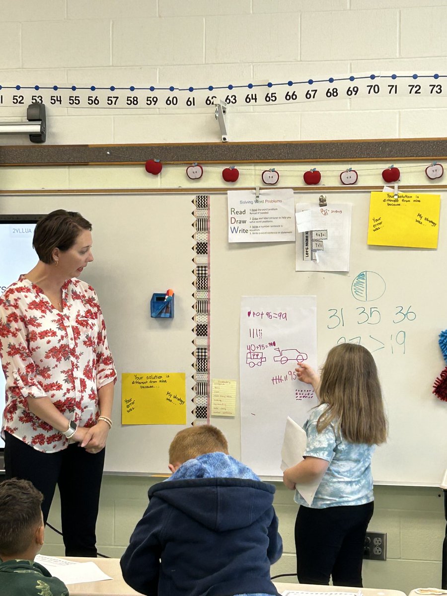 S_Oakes20's tweet photo. Mrs. Creach’s 2nd graders are engaged in vertical learning conversations! They had productive mathematical discussions and were really able to explain their thinking! @Hamilton_BPE #BPOnTheMove #GrowingGreatness https://t.co/QBAcYMSZXK