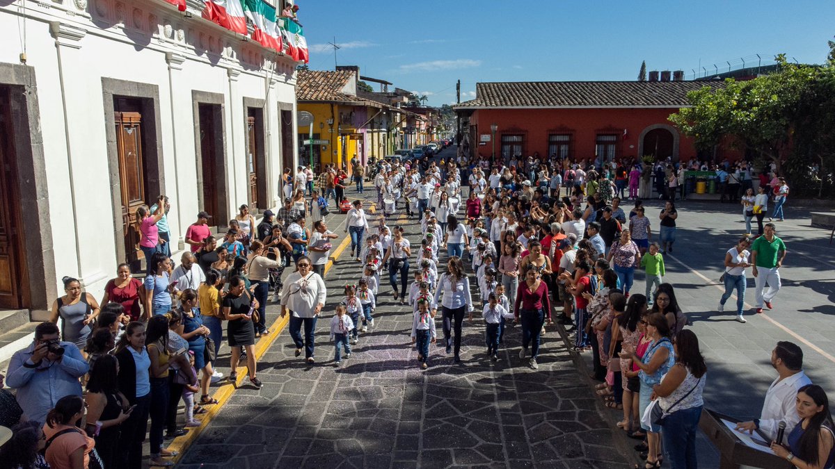 En Coatepec conmemoramos el 176 Aniversario de la Gesta Heroica de los Niños Héroes de Chapultepec, con un desfile organizado por instituciones educativas de nivel preescolar.

Promovemos en nuestros niños el amor y el respeto a nuestra patria.

#OrgulloPatrio