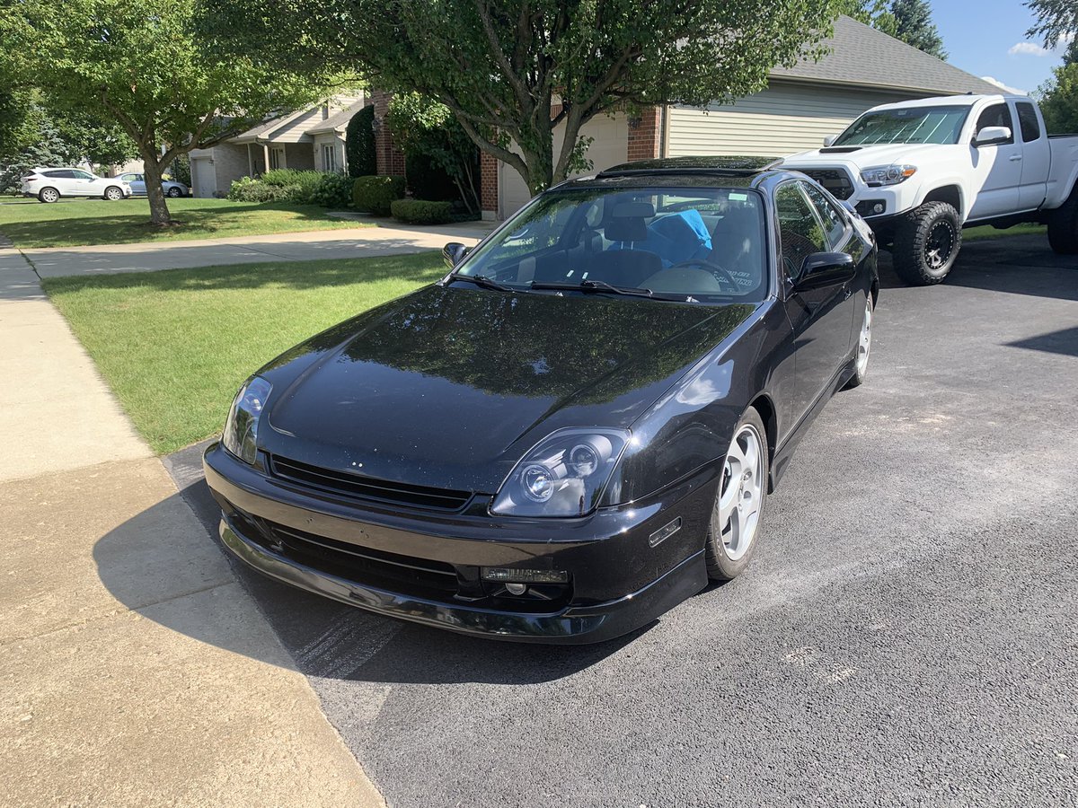 Zaphod13's tweet photo. Today is the anniversary of my 55th trip around the sun, it is only fitting to announce the rebirth and completion of phase 1 restoration, my trusty Prelude has been with me for 26 of those trips. Welcome back. https://t.co/jDI7So09Ux