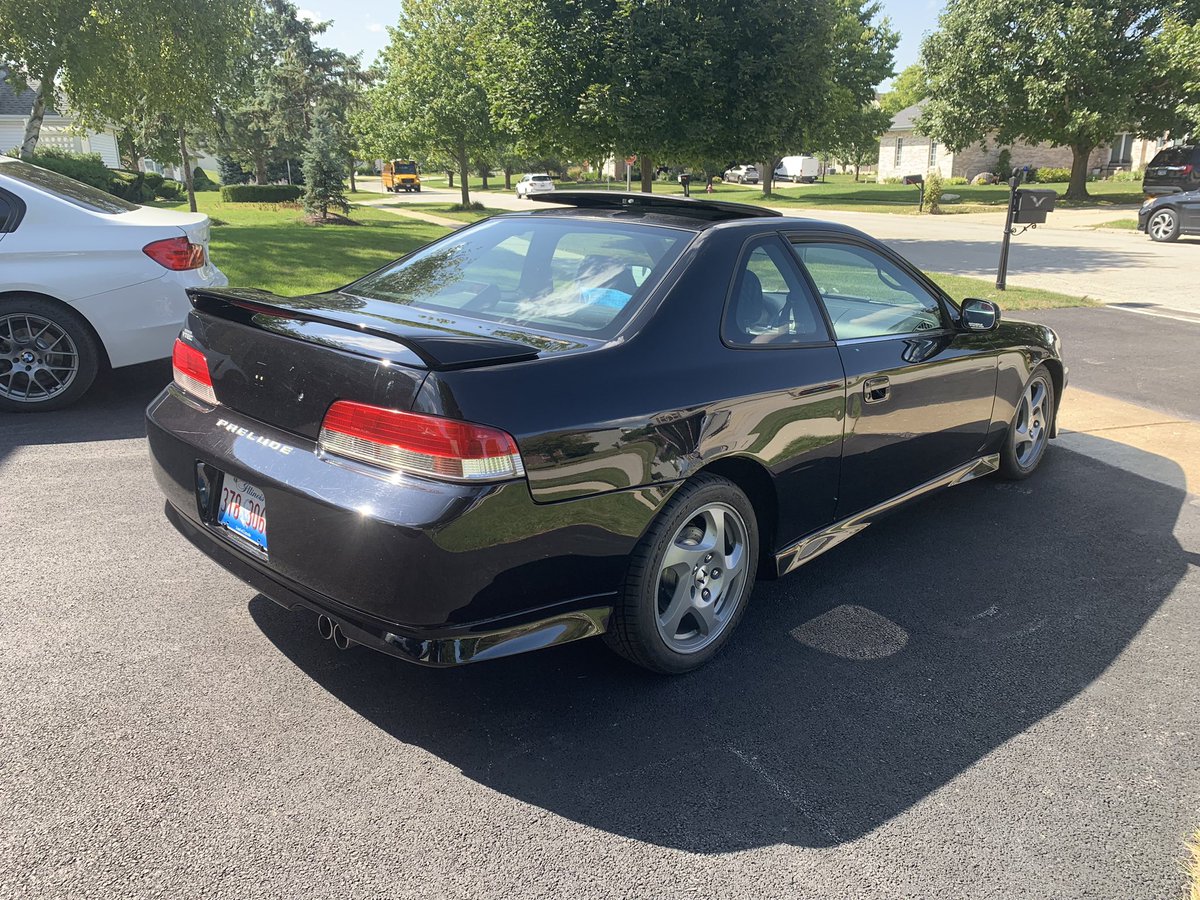 Zaphod13's tweet photo. Today is the anniversary of my 55th trip around the sun, it is only fitting to announce the rebirth and completion of phase 1 restoration, my trusty Prelude has been with me for 26 of those trips. Welcome back. https://t.co/jDI7So09Ux