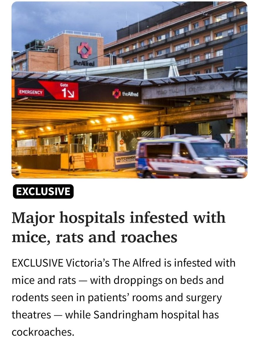 AleDowund's tweet photo. But the Health System doesn't allow #ObsceneDan to rort, embezzle, get kickbacks as the white-elephant with no business case projects of the Big Build. He already destroyed the Health System as Health Minister, this is the final nail in the coffin. Victoria The State of Disgrace https://t.co/4pXjrqpe8n