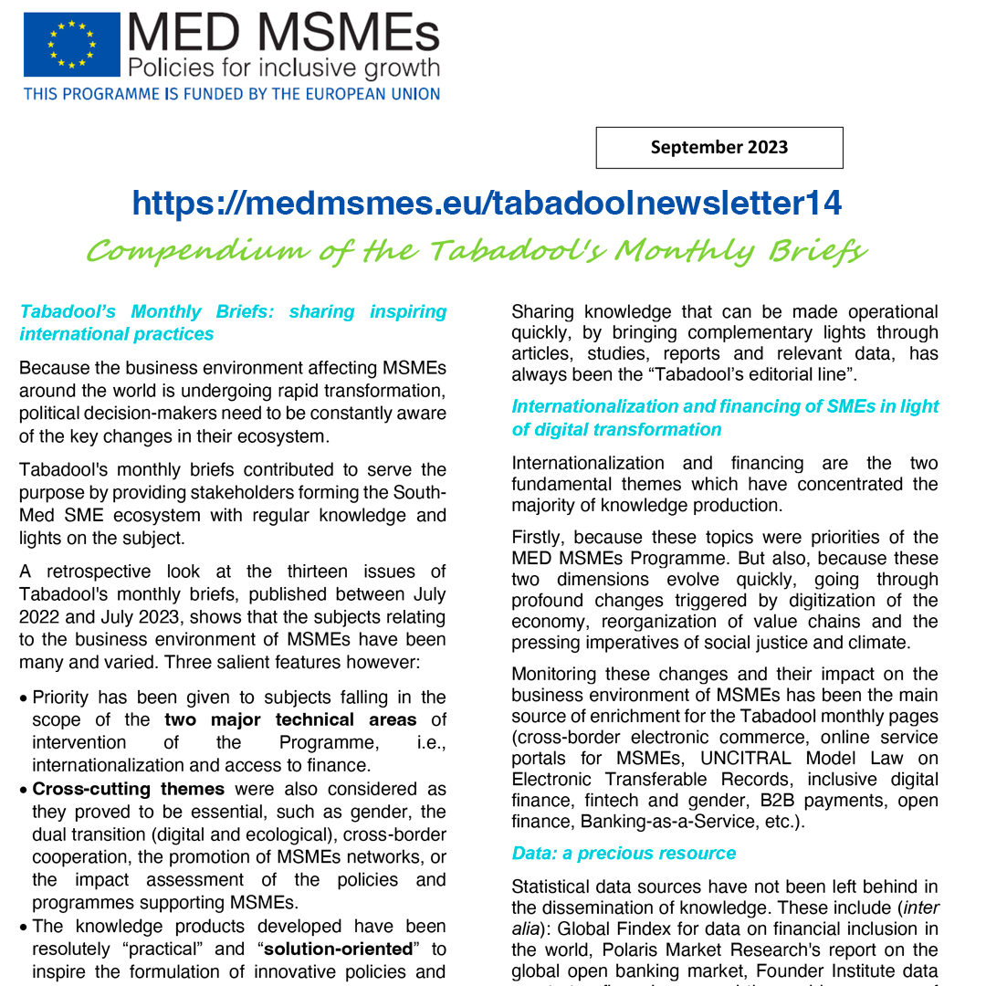 MED MSMEs Programme 🇪🇺 tweet media