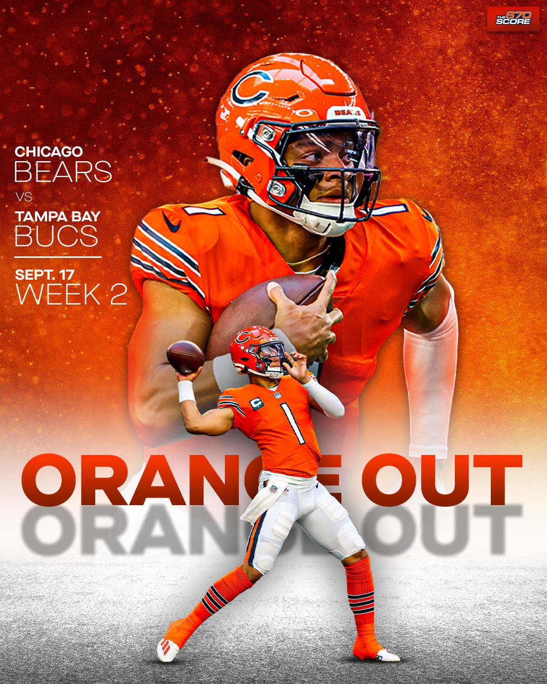 bears all orange uniforms