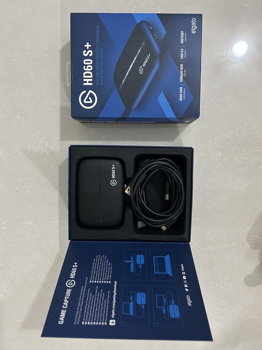 _matheuscomh's tweet photo. Tô vendendo essa Placa De Captura Externa Portátil Elgato Hd60 S+ novinha! 1 mês de uso apenas! 
Comprei pra fazer lives com console e tal, e acabei desistindo.  

R$900tin, tem link pra ML!  

https://t.co/aqJjfNTG6f

Se puder, ajuda com RT ❤️ https://t.co/TBiimLdSMP