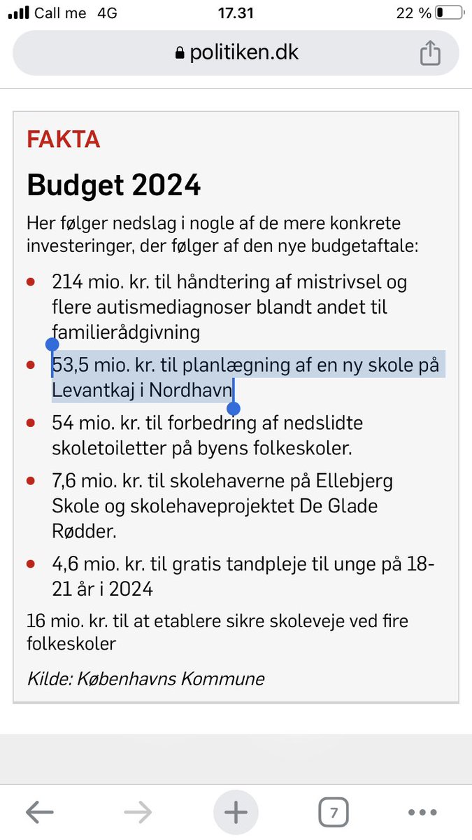 Hvordan kan planlægningen af en skole koste 53,5 mio kroner? Det er +35.000 arbejdstimer, til en konsulentpris på 1.500 kr. i timen…  Og selv hvis ingeniørerne skulle koste det dobbelt i timen er 17.000 timer stadig mange arbejdstimer.. 
#kbhpol #dkpol