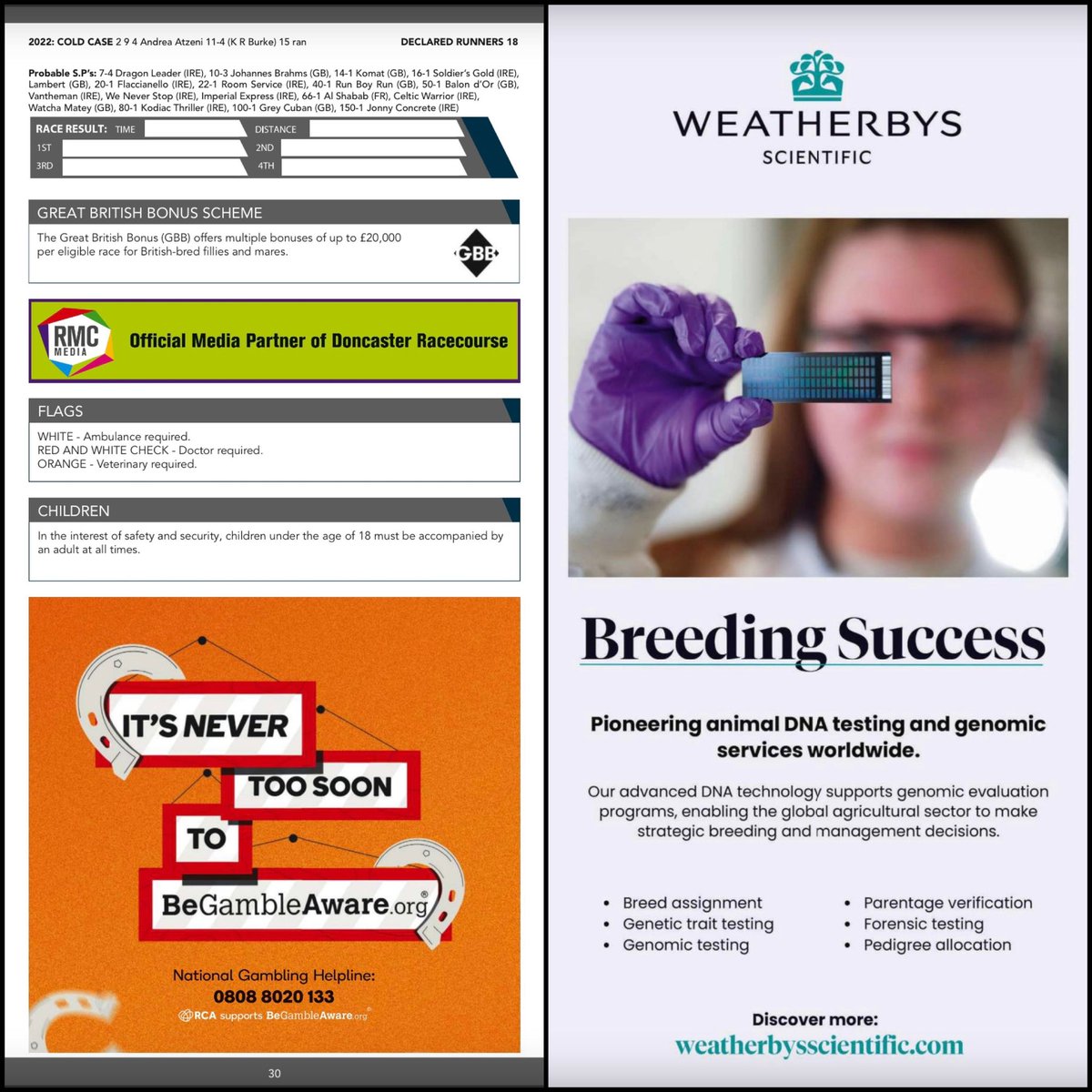 Weatherbys Limited (@weatherbysltd) on Twitter photo So looking forward to sponsoring the <a href="/weatherbyssci/">Weatherbys Scientific</a> £300,000 2-Y-O Stakes <a href="/DoncasterRaces/">Doncaster Racecourse</a> - the 15th year of our support for this race. It’s a cracking renewal too. To learn more about our range of animal DNA testing services please go to the WS website 👉 shorturl.at/izDY4 So looking forward to sponsoring the <a href="/weatherbyssci/">Weatherbys Scientific</a> £300,000 2-Y-O Stakes <a href="/DoncasterRaces/">Doncaster Racecourse</a> - the 15th year of our support for this race. It’s a cracking renewal too. To learn more about our range of animal DNA testing services please go to the WS website 👉 shorturl.at/izDY4