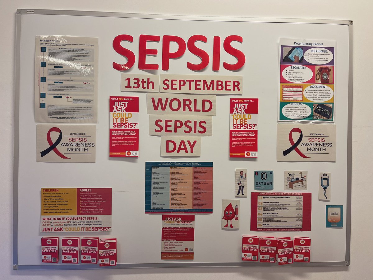World Sepsis Day! #knowthesigns #sepsis #coulditbesepsis
