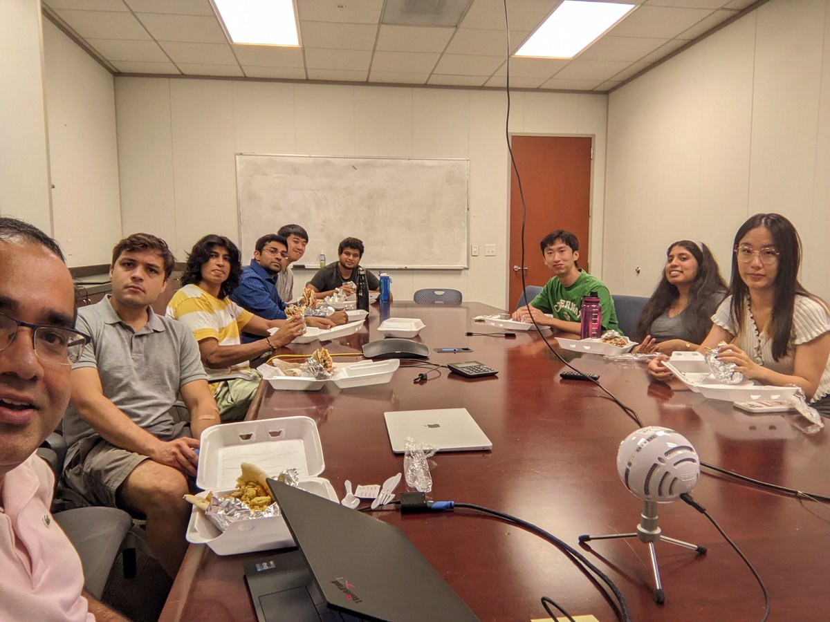 First lab meeting of our research group @DukeBiostats and @DukeCellBiology . Excited to dive into fun science adventures with collaborators, new and old.