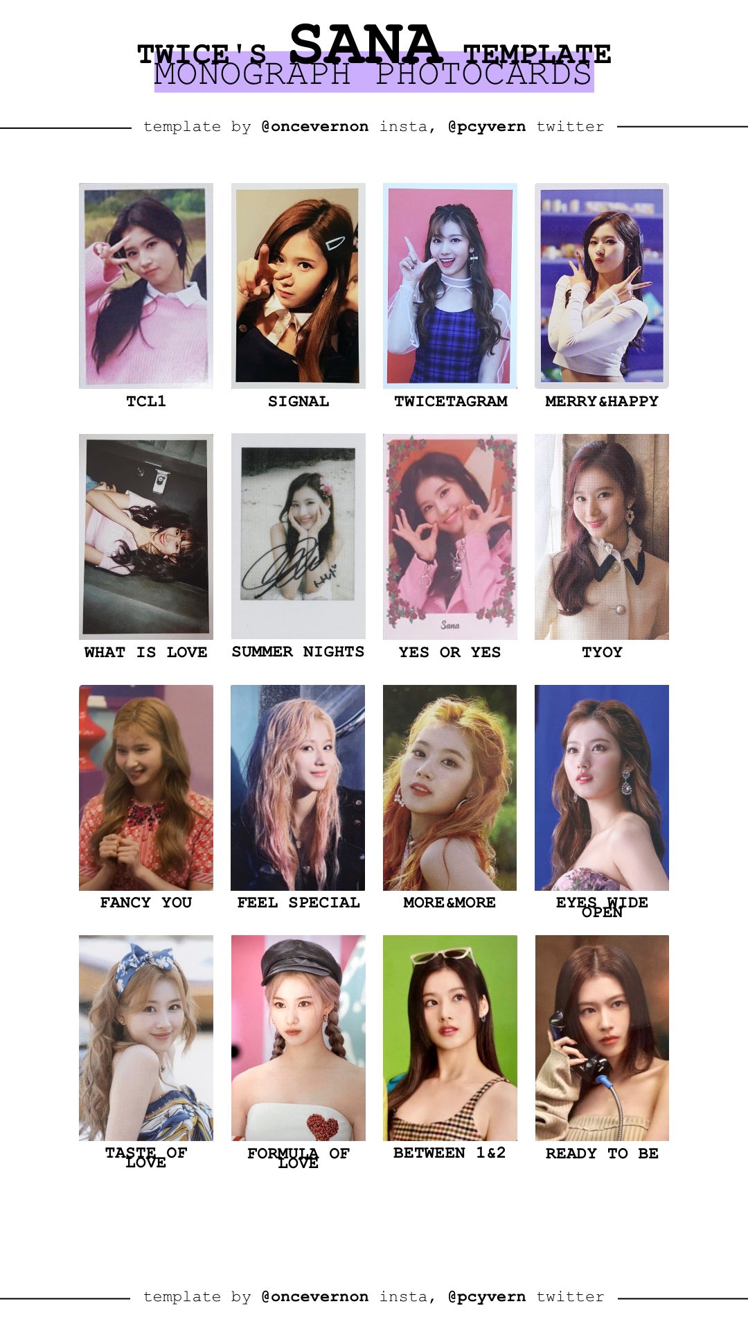 TWICE/SIGNAL/MONOGRAPH/トレカ！ TWICE 4th Mini Album Signal Monograph Photocard KPOP Sana