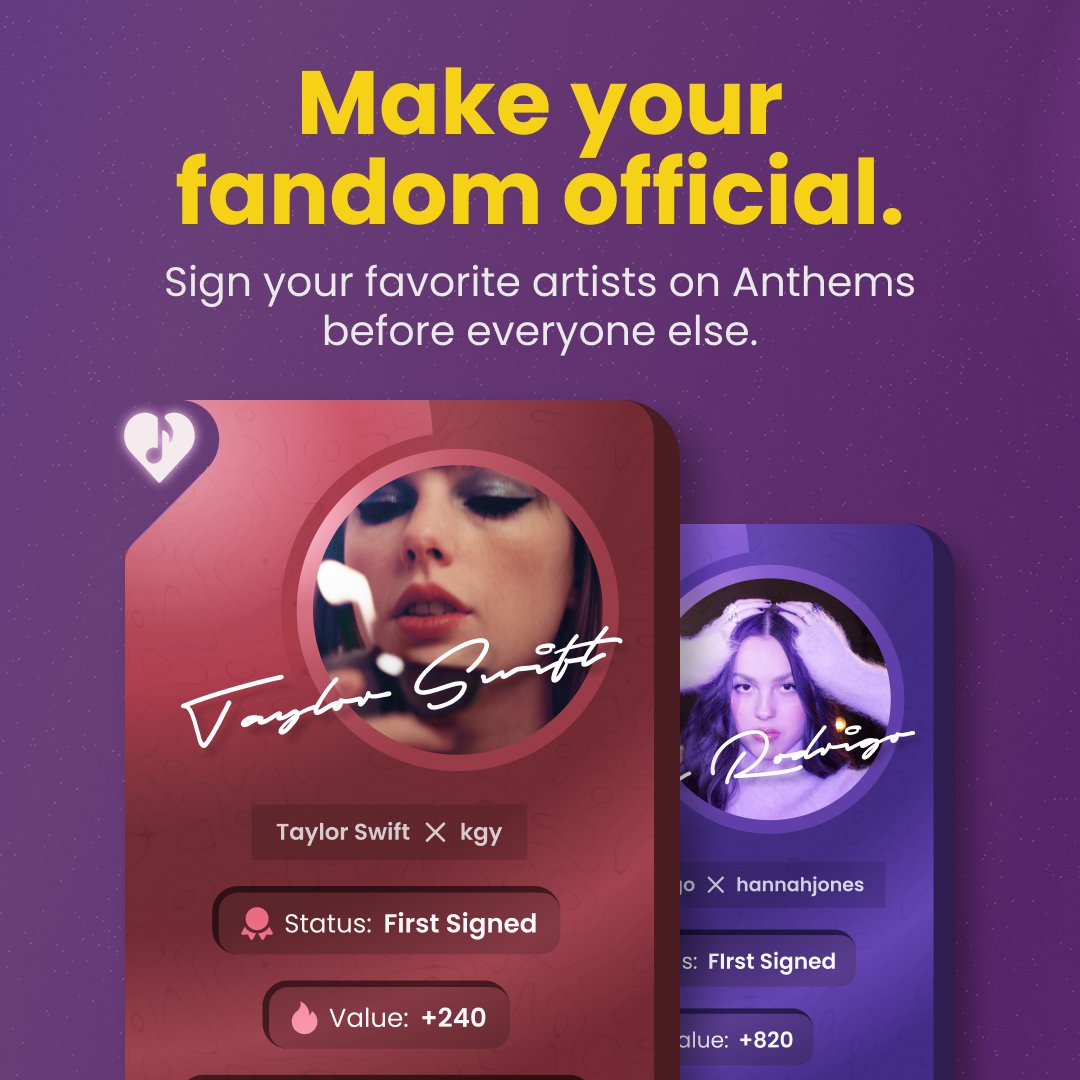 Anthems Music Sharing tweet media