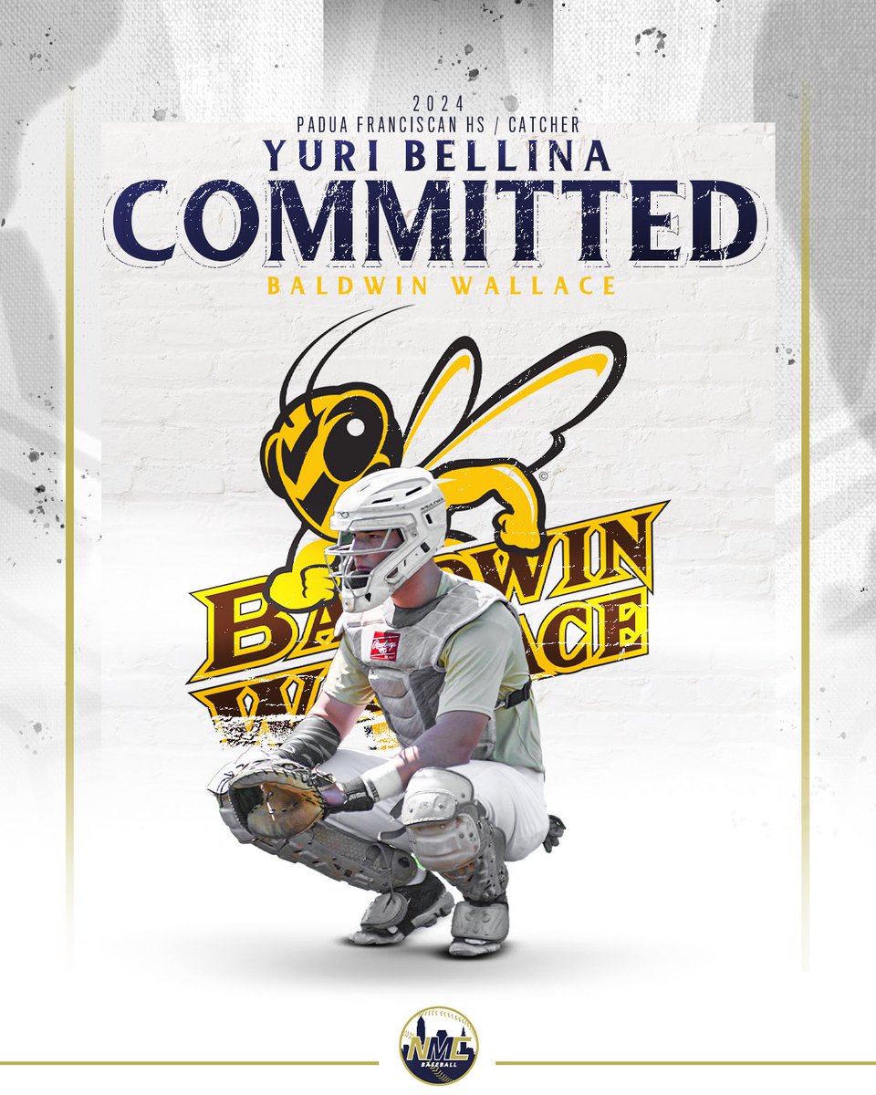 2024 C Yuri Bellina commits to Baldwin Wallace!