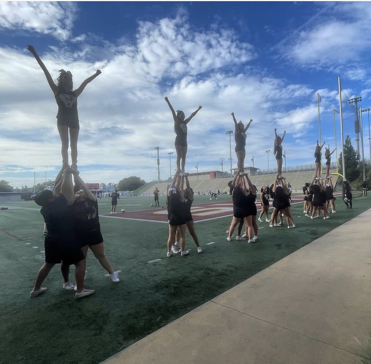 SWCCheer's tweet image. Saturday Night Lights 🐾🐆 
#Swccheer #collegecheer #SWC