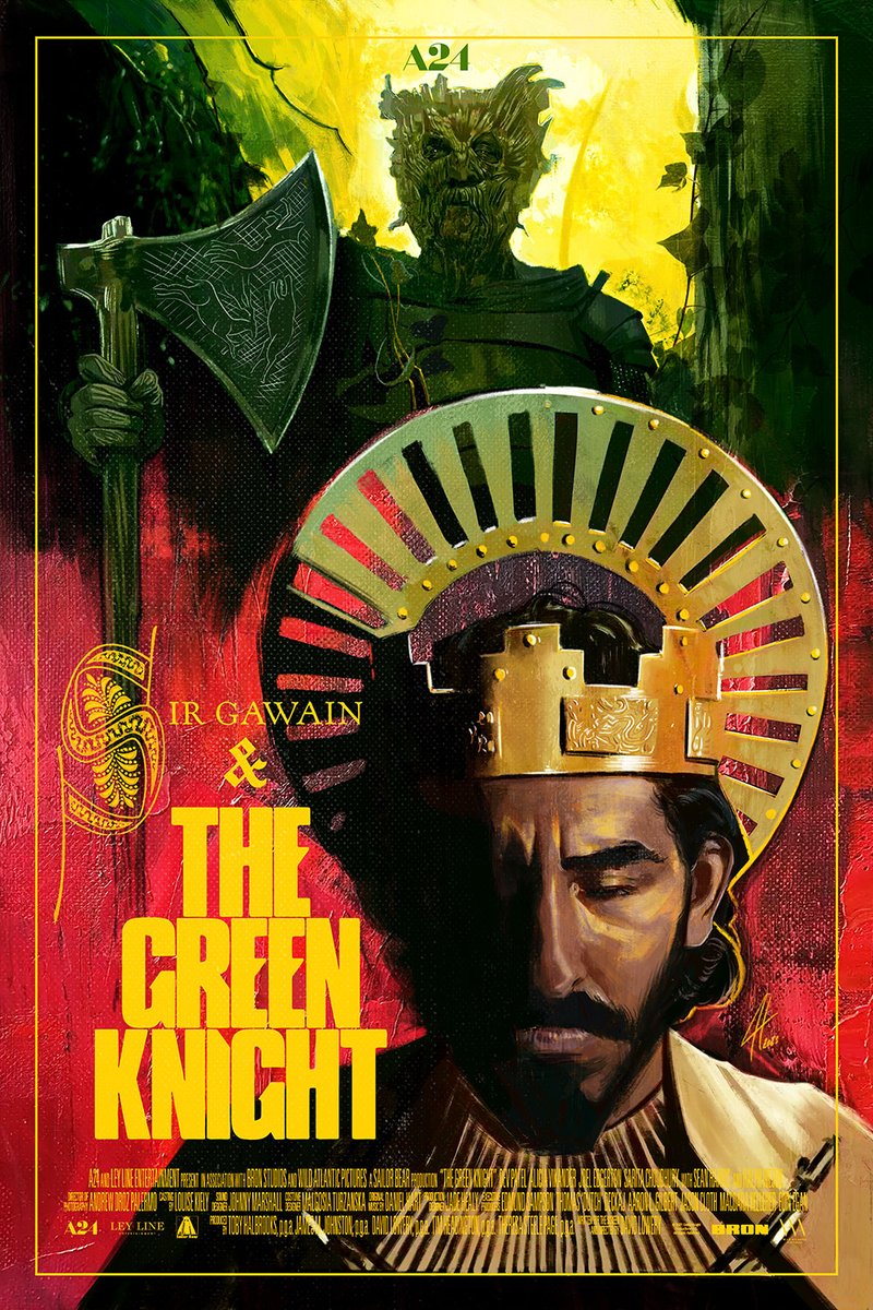 almost done with this. @A24 #thegreenknight Sort of book cover-ish maybe? It was a fun piece to work on either way! Let me know what you think! #devpatel #illustration