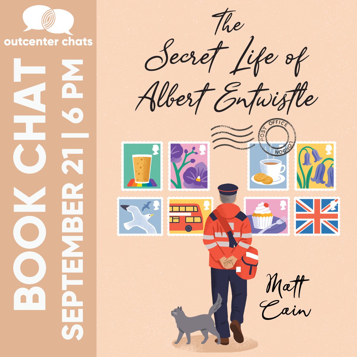 Next Thursday is our monthly Book Chat! This month we will be discussing "The Secret Life of Albert Entwistle" by Matt Cain.

Book Chat will be at the OutCenter on Thursday, September 21st, at 6pm.