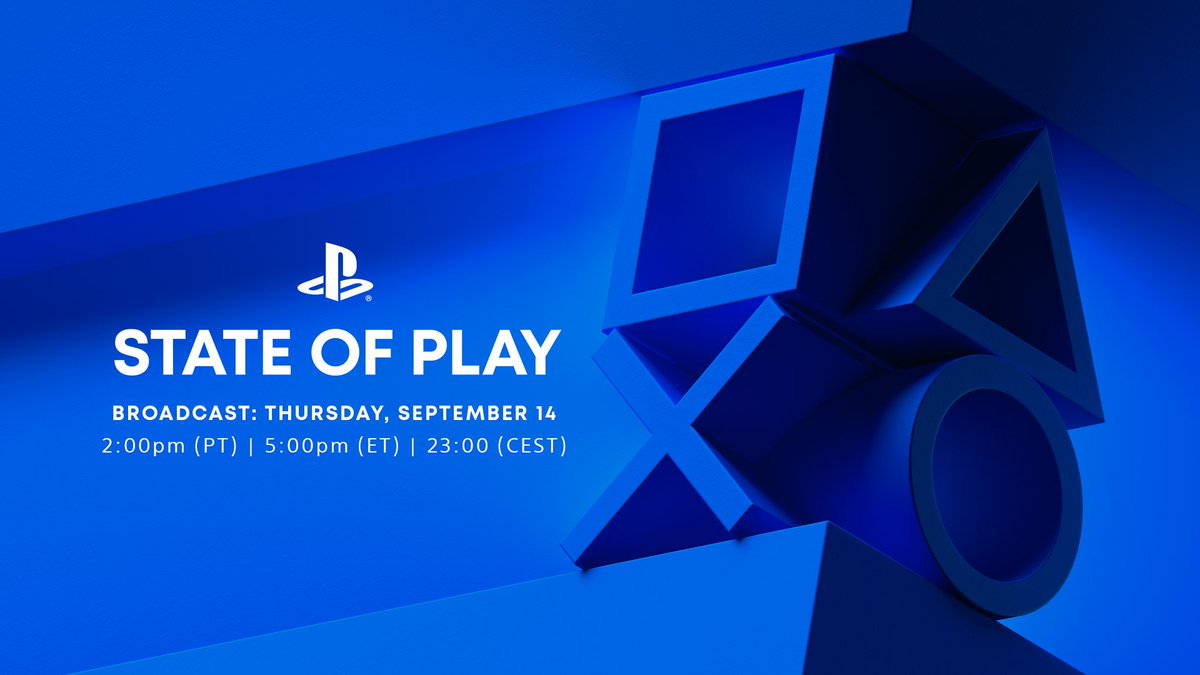 NotiPlay_'s tweet photo. Mañana 14 de Septiembre se celebrará un nuevo State of Play a las 2:00 pm PT.

Estará centrado en Indies y Third Party. 

NO esperes presencia de PlayStation Studios. https://t.co/e1CTzBG1rF