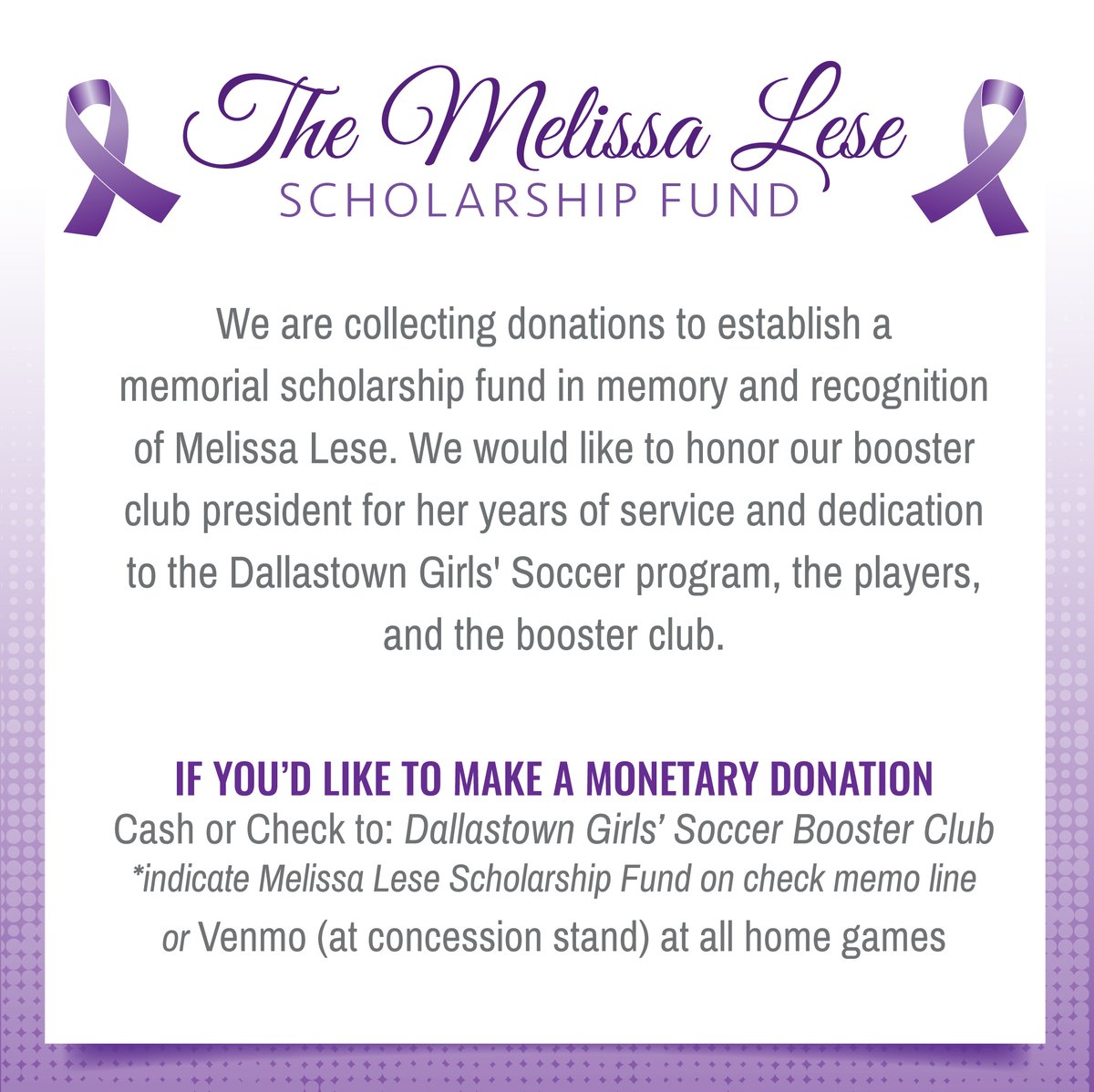 The Purple Game is almost here, join us on 9/28 as we raise awareness for Pancreatic Cancer &amp; play in honor/memory of those affected by cancer. We have three ways to participate...