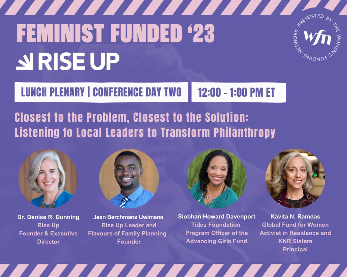 We can't wait for this conversation tomorrow at #FeministFunded23. We'll be speaking w/ philanthropists, experts, &amp; community leaders on how we can most effectively support local leaders to achieve #genderequity policy goals &amp; social norms change. Stay tuned for highlights! 🔥