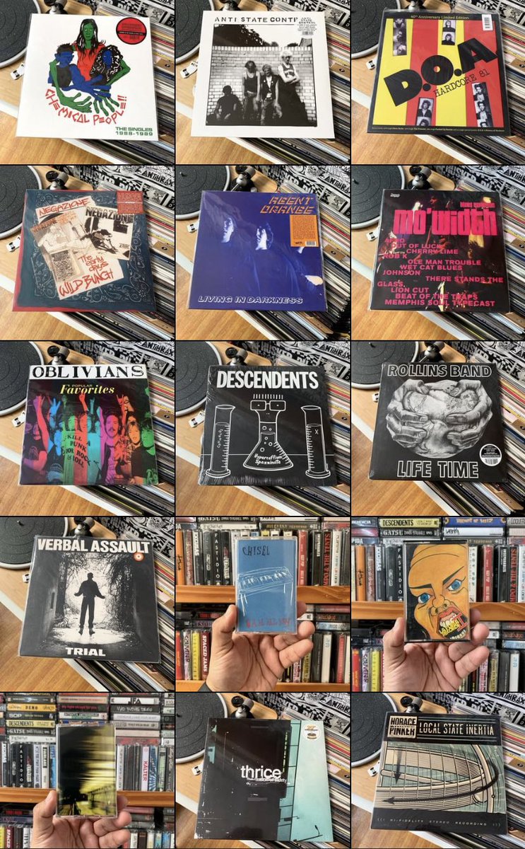 Tope de gama en las bateas de la tienda. Punk/Hardcore del mundo y de todos los tiempos. 💎