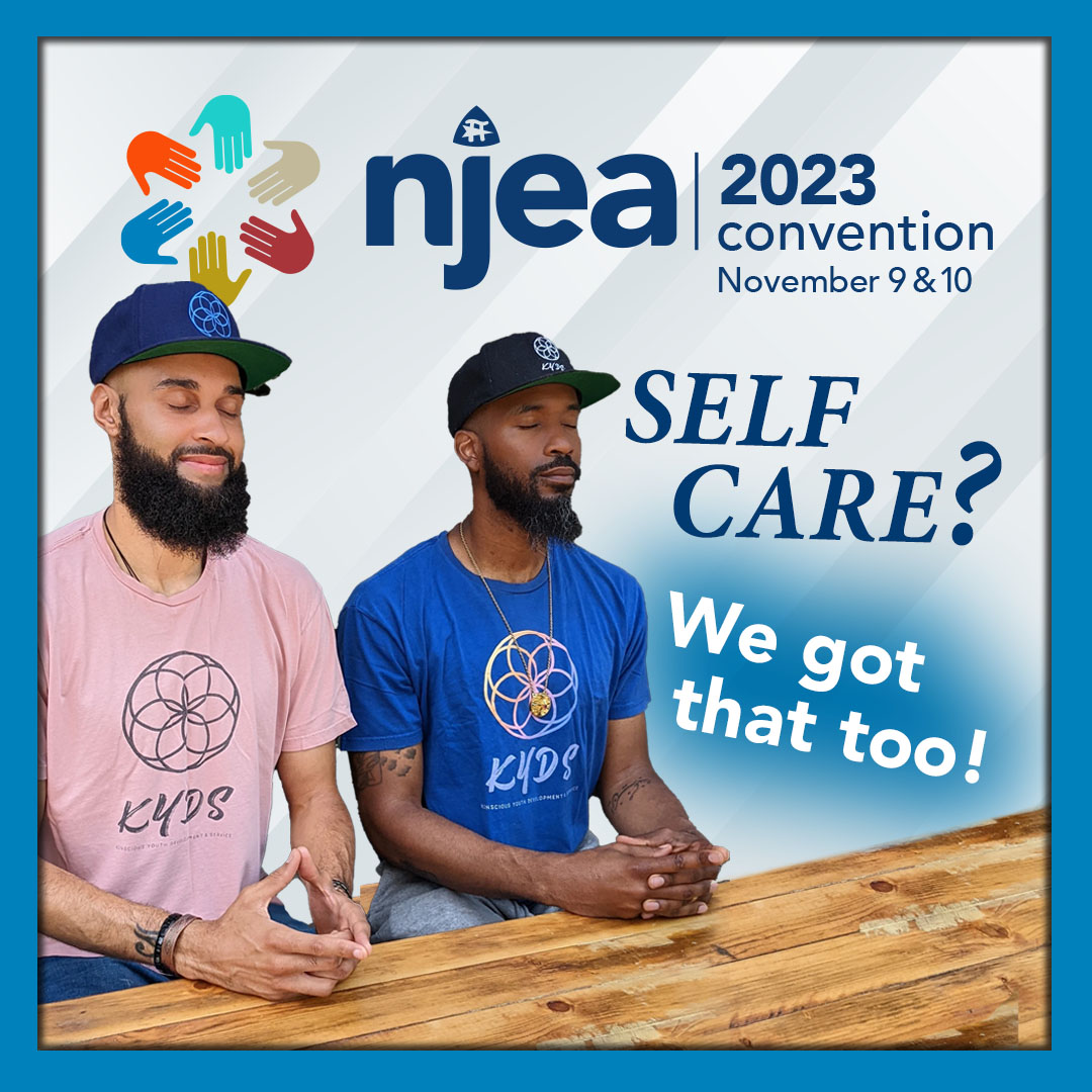 There are so many exciting things for our members to enjoy at the 2023 NJEA Convention. Here are a few favorites! 

We'd also like to uplift and introduce this year's Convention charity, Mudgirls Studios! Learn more about them at mudgirlsstudios.org. #WEareNJEA