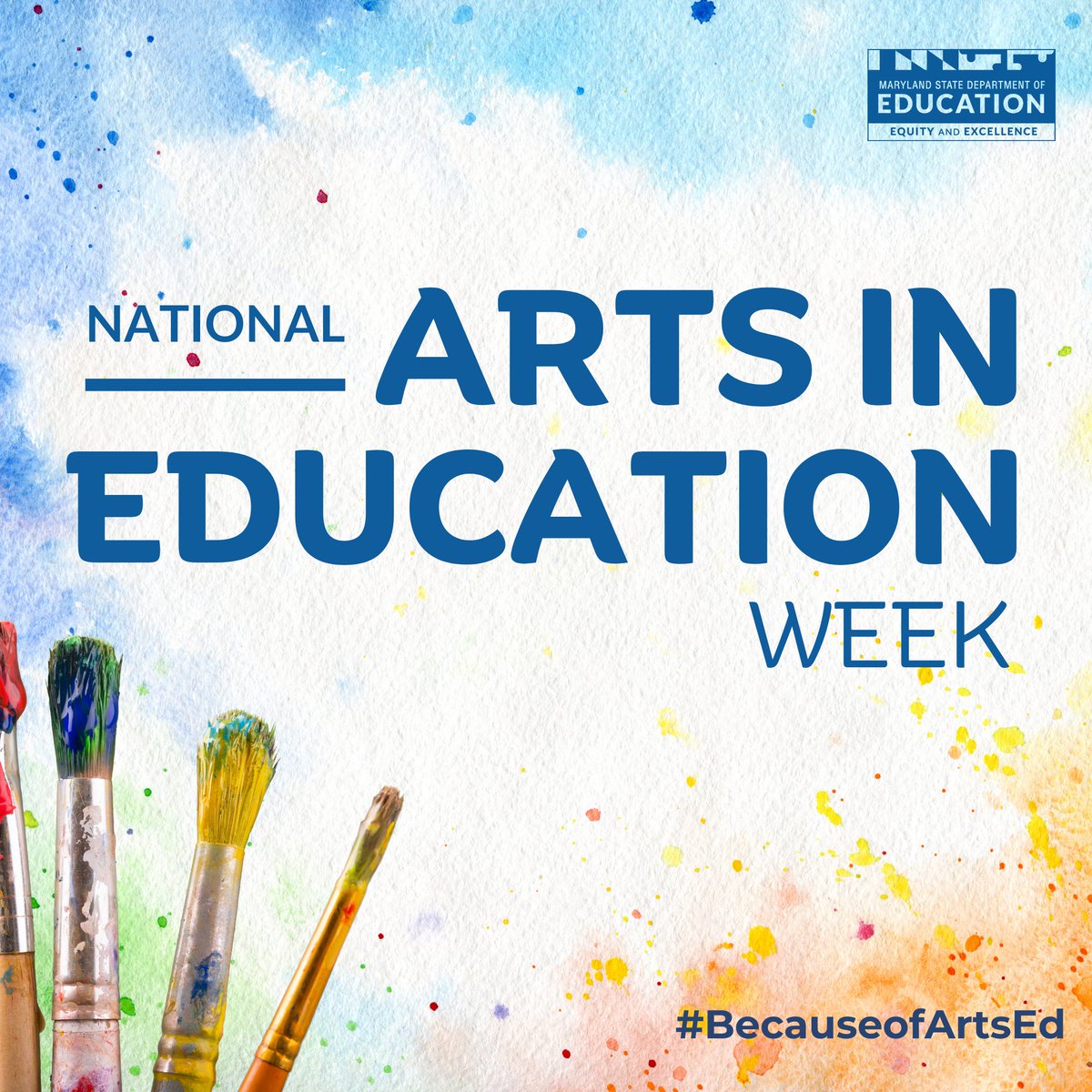 Join MSDE in celebrating National Arts in Education Week! Arts education is crucial for fostering creativity, critical thinking, and self-expression in students. Our commitment to high-quality education includes providing students enriching opportunities to explore their