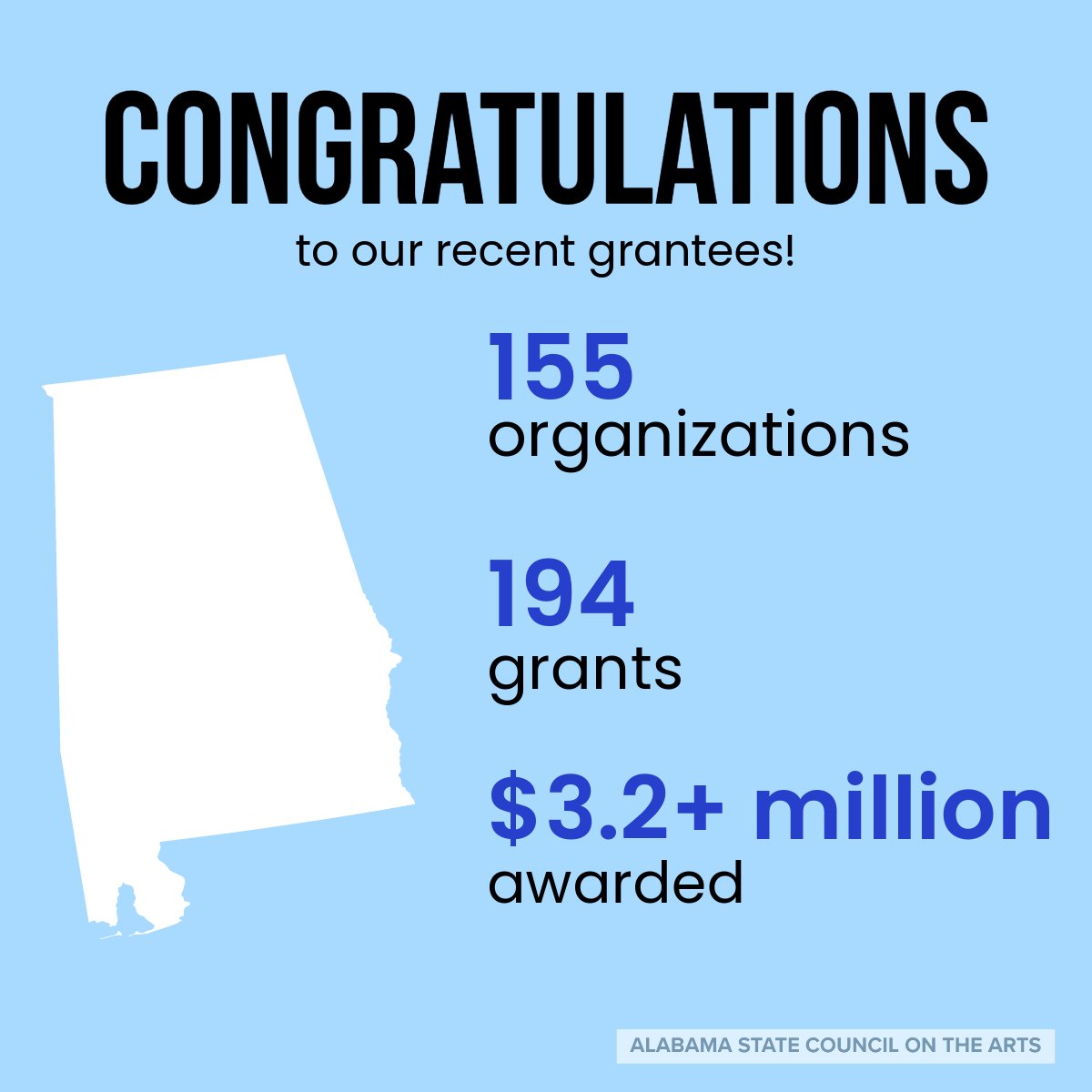 The Council on the Arts is delighted to announce that we've awarded 194 grants totaling $3,207,800 to arts organizations and educational institutions in communities across the state.

View a complete list of recipients here: bit.ly/grant-awards-0…