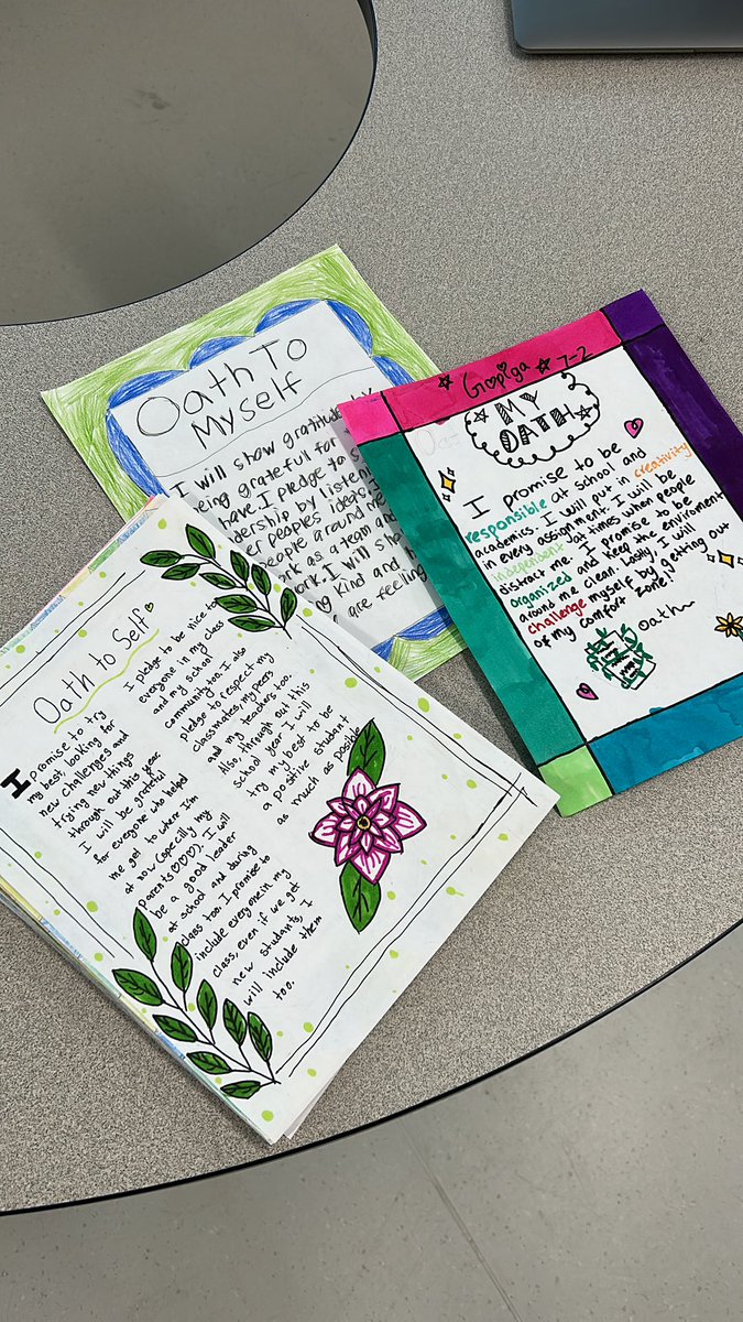 Lots happening in Grade 7! Team building challenges, co-creating norms, and crafting personal Oaths to guide our year. <a href="/RSP_HDSB/">Rattlesnake Point Public School</a> <a href="/mrsacorso/">MrsCorso'sClass</a>