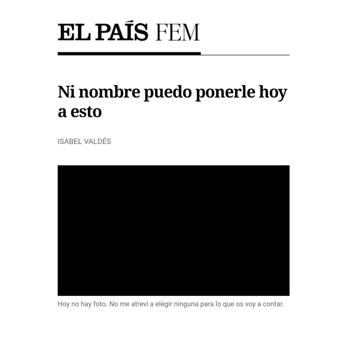 Isabel Valdés tweet media