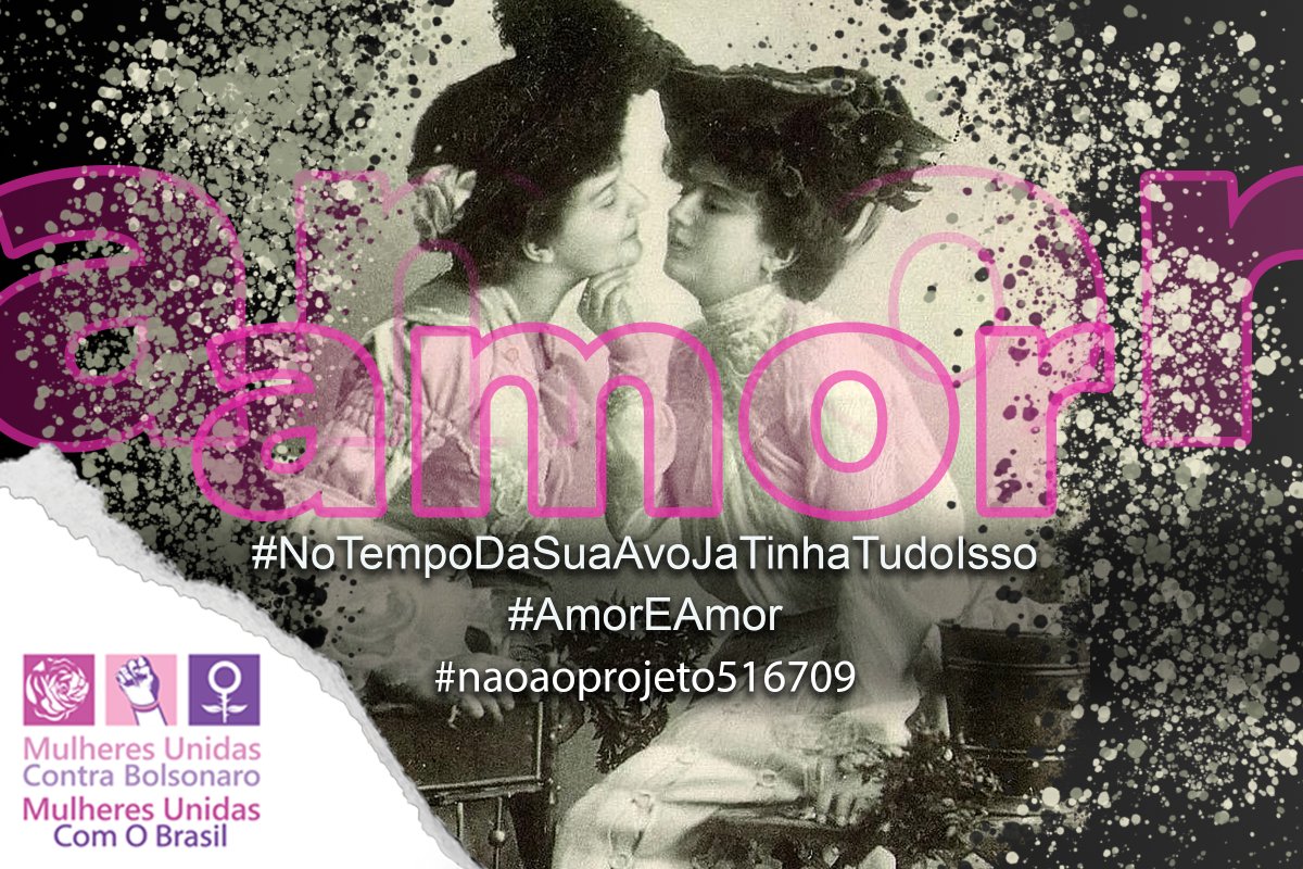 Ajude assinado: pastorhenriquevieira.com.br/o-amor-vence/

#naoaoprojeto5167 #naoaoprojeto516709 #oamorvence #todaformadeamor #diganaoahomofobia #lgbtqiapn+ #oamoreconstitucional
#NoTempoDaSuaAvoJaTinhaTudoIsso
#MUCB #MulheresUnidasComOBrasil #MulheresUnidasContraBolsonaro