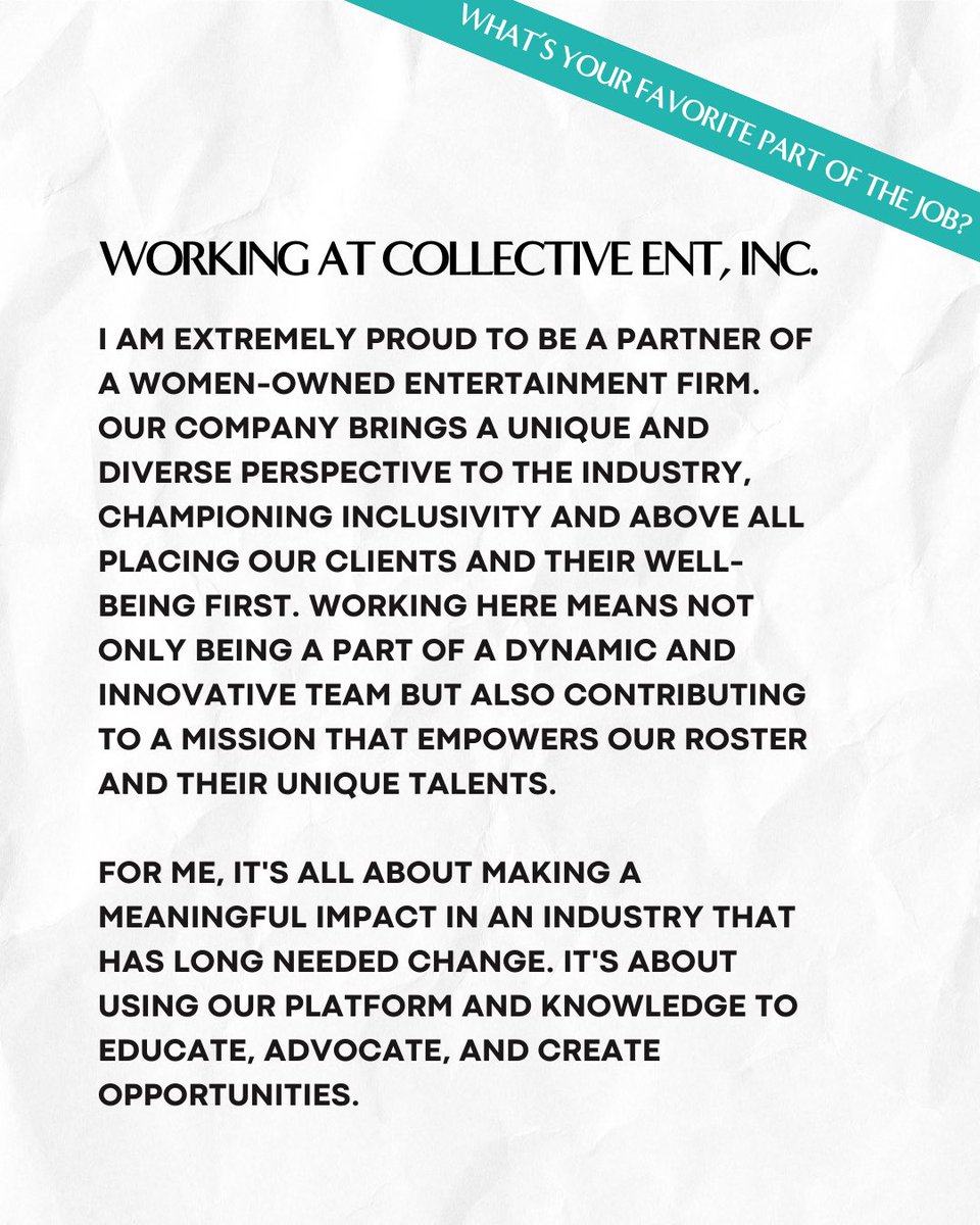 Collective Entertainment tweet media