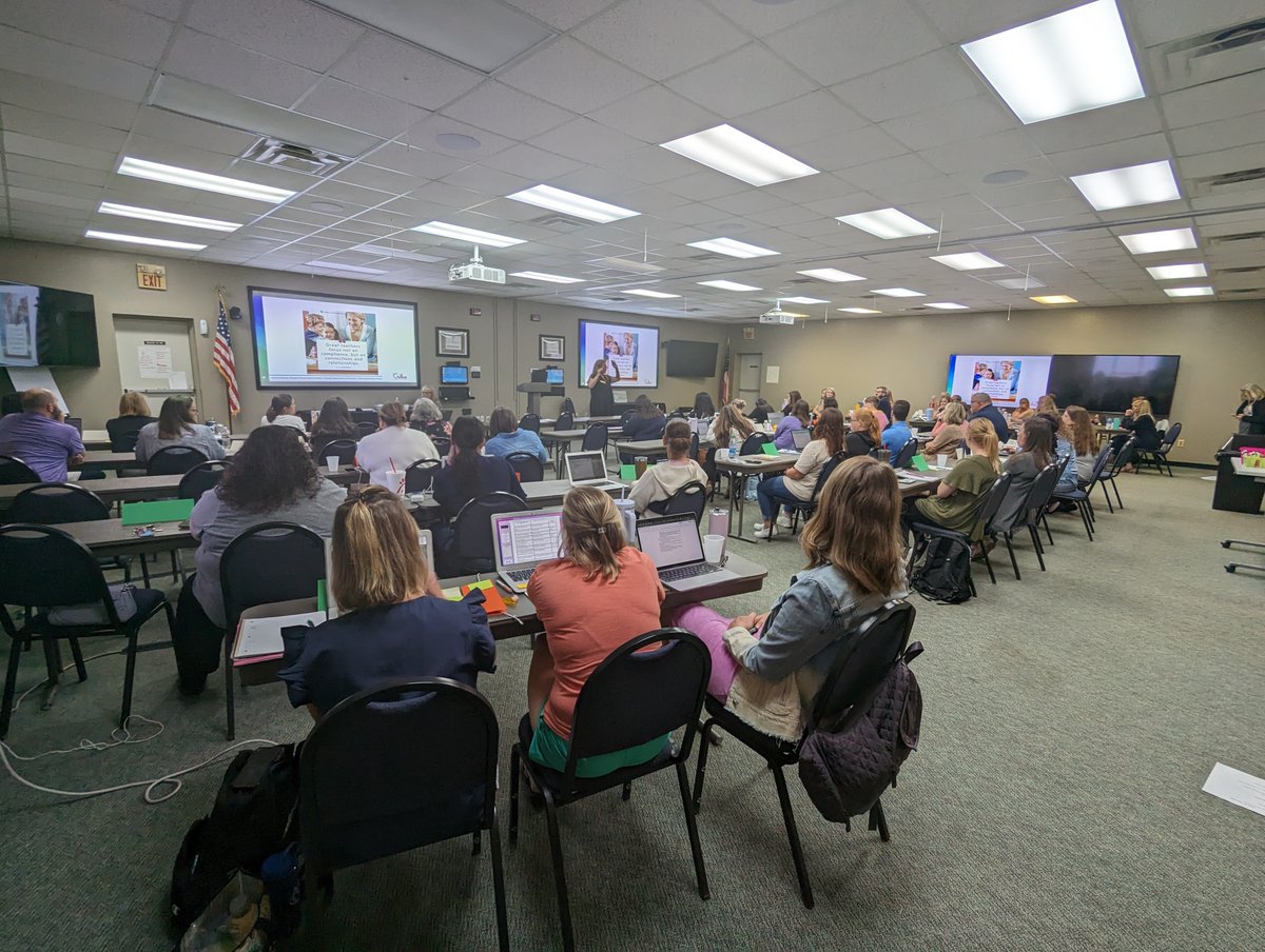 We were excited to host GaDOE district liaisons Bridget Still &amp; Florence Bry today as they brought "Back to Basics: Behavior Edition" to nearly 70 Region 3 (North GLRS) teachers &amp; admin. Thank you for delivering this highly engaging / highly requested session. 
<a href="/georgiadeptofed/">Georgia Department of Education</a>