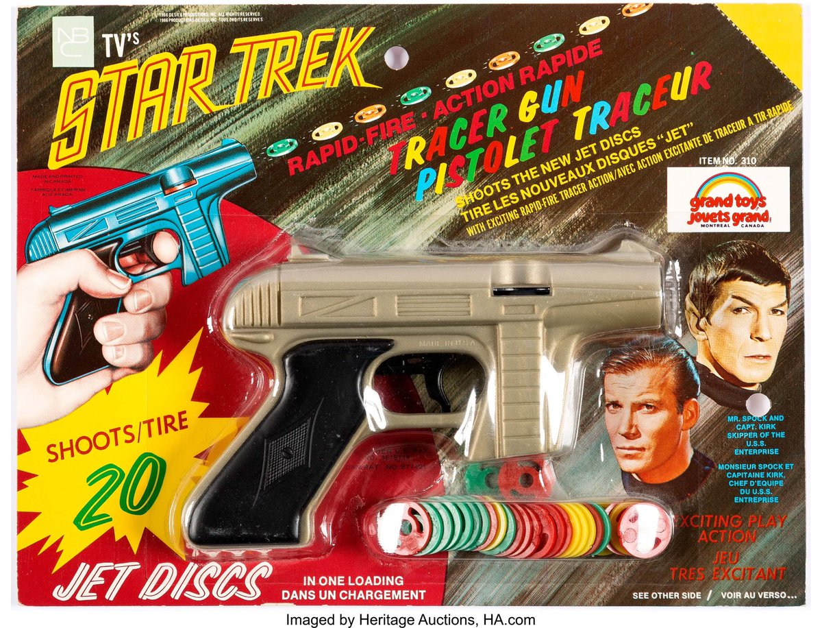 CommodoreKazz's tweet image. Bingo! My mom used to get upset when I’d use them all for my #StarTrek disk gun. That gun was awesome!!!