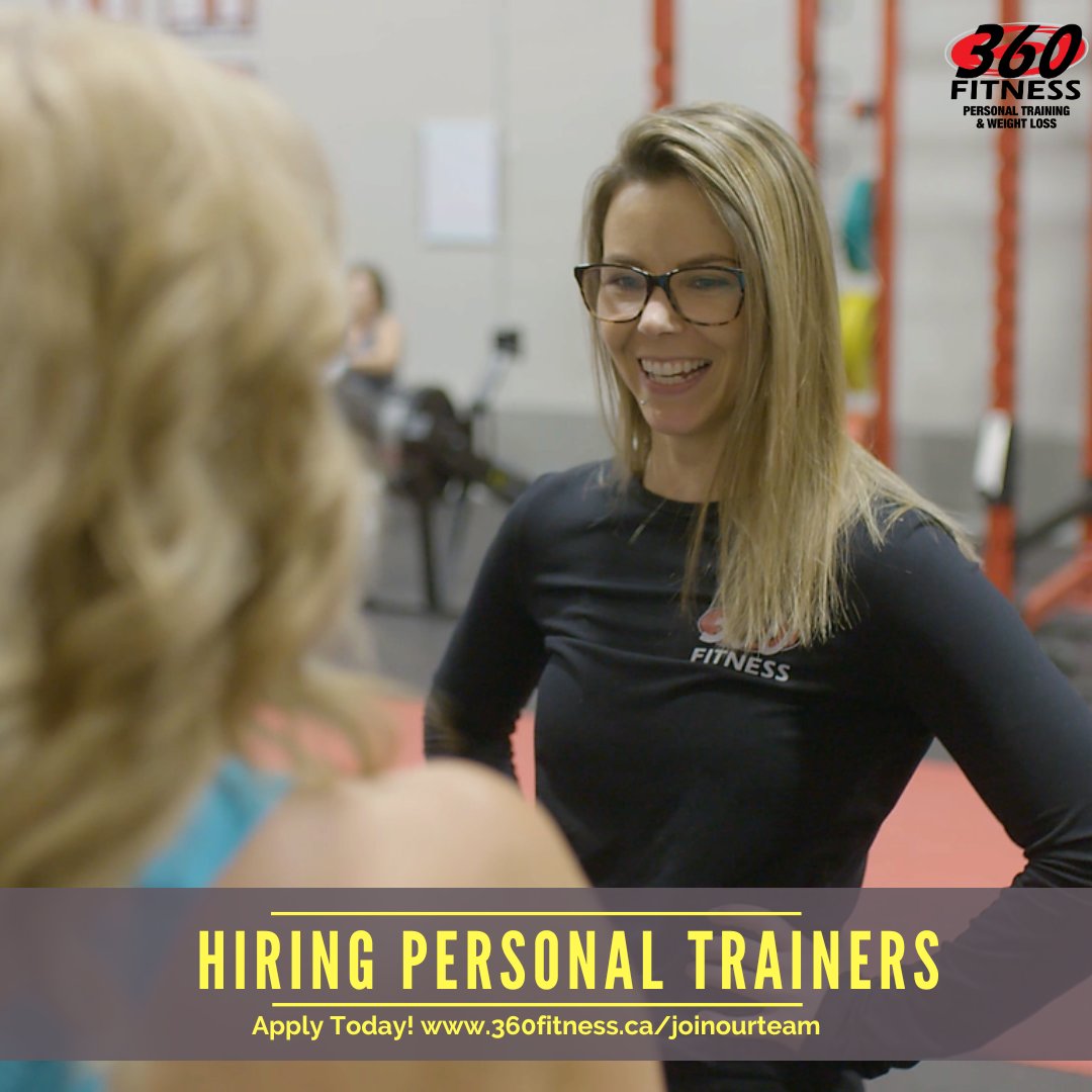 🏆 Join our award winning team at #360Fitness! Seeking energetic personal trainers ready to change lives. Amazing culture, compensation and fun awaits. Apply now: 360fitness.ca/joinourteam (Follow site instructions!) #FitnessJobs #SherwoodPark #yeg #ChangeLives 💪🌟