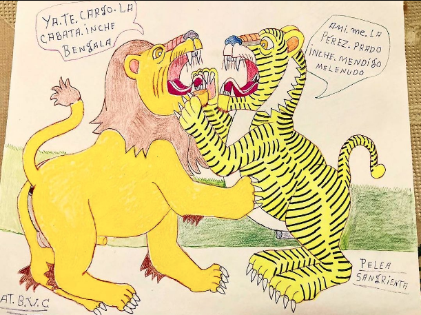 Llevo rato queriendo hacer un hilo sobre Don Balde, un adulto mayor que vivía en la calle y que es un artista del dibujo. Yo creo que lo conocí por <a href="/decosmonaute/">M.</a>, actualmente estoy en contacto con Tania que le ayuda donando su chamba como diseñadora gráfica.