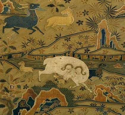 #Art #Detail #EmbroideredPanel #China