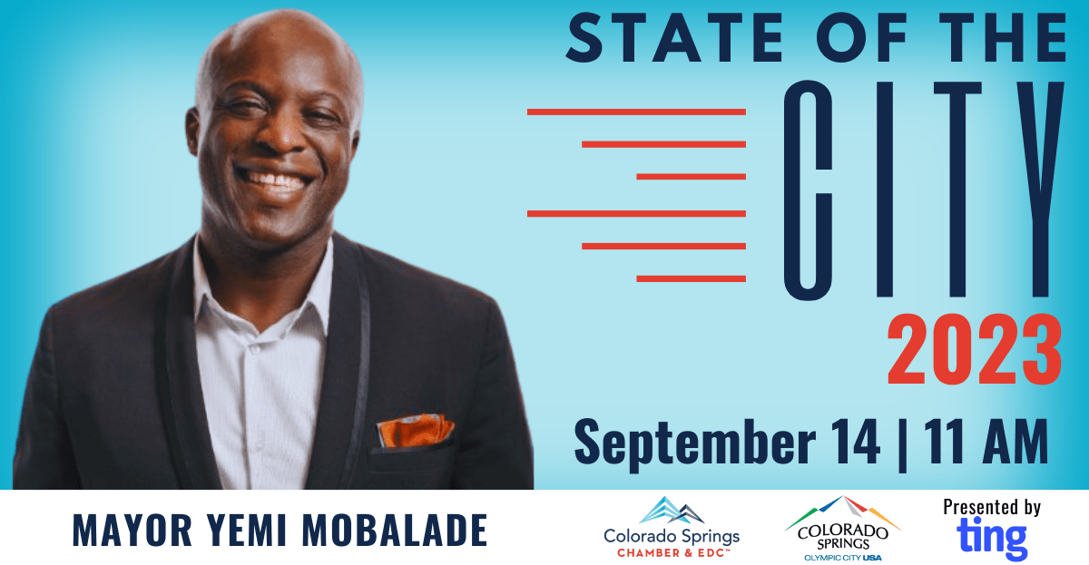 CityofCOS's tweet photo. Join @MayorofCOS for his inaugural State of the City address live from the Broadmoor! He will discuss his 100 days in office, progress made, and what lies ahead. Watch on the City's Facebook or follow the Mayor on X for updates. Don't miss it! #StateofCOS https://t.co/Hv9cqW3ULm