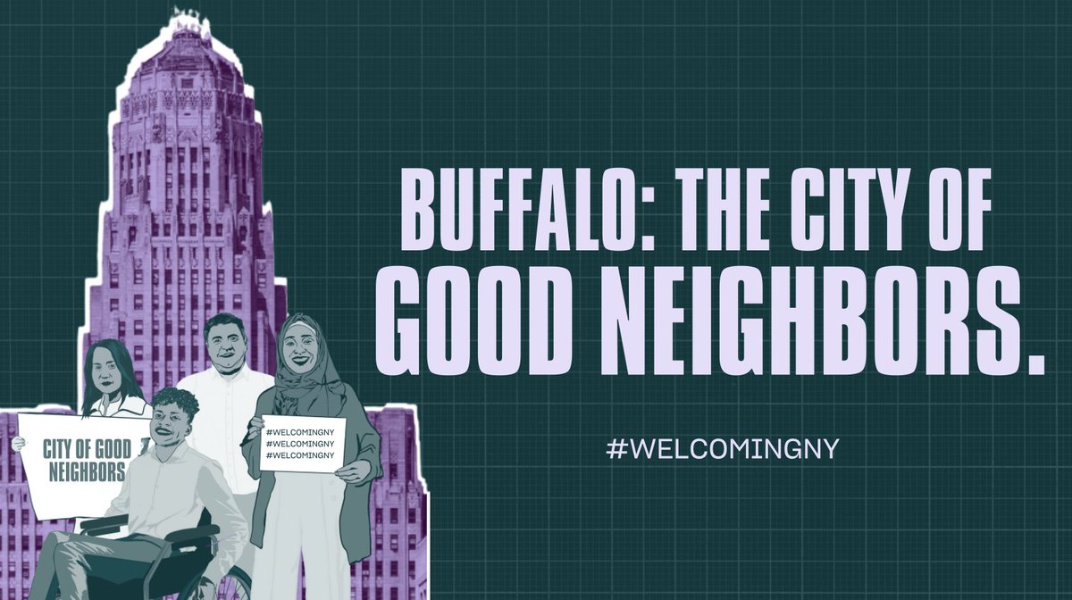 Seeking asylum is a legal and human right! We all share a role in welcoming asylum seekers seeking a safer, better future. I have seen first hand all corners of WNY support our new neighbors!

As the City of Good Neighbors, our communities #choosewelcome!

#WelcomingNY