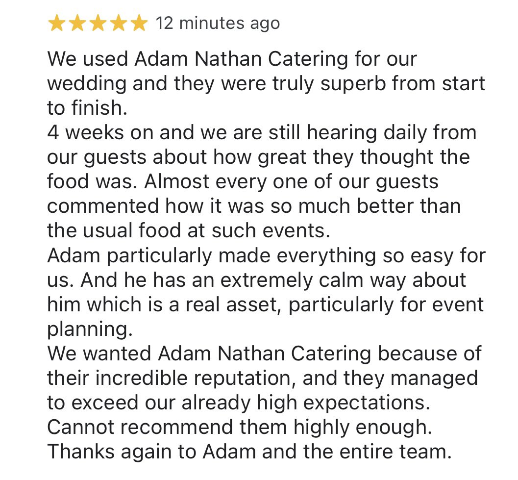 Adam Nathan Catering tweet media
