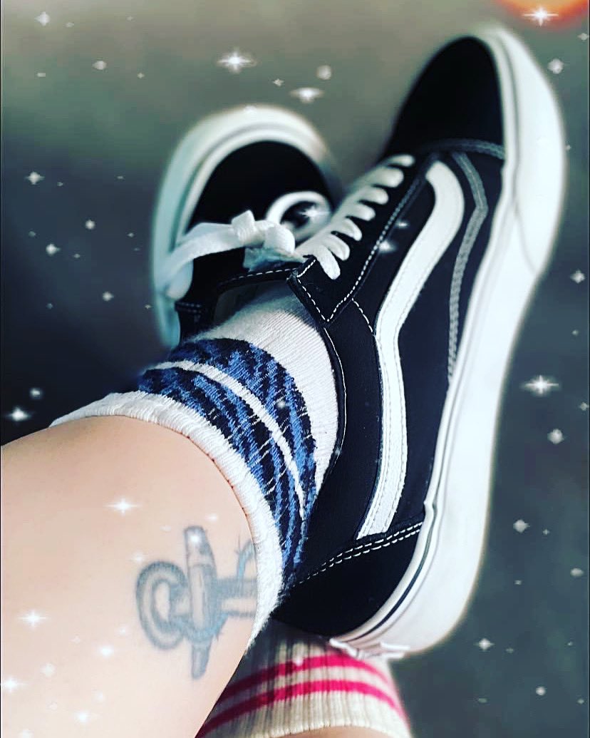 Wearing odd socks today in rehearsals for <a href="/HarrysFund/">Harry's Fund</a>