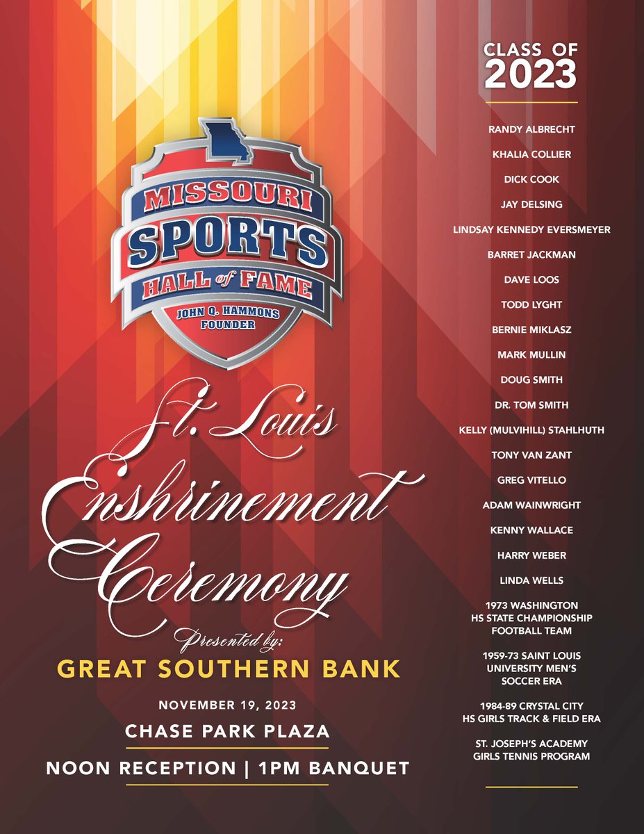 StJoeAngels's tweet photo. We are excited to announce that the St. Joseph’s Academy Tennis Program is being inducted into the Missouri Sports Hall of Fame as a part of their Class of 2023, as well as current SJA Tennis coach, Doug Smith!
#NotIButWe #StrongValuesStrongWomen #halloffame #tennis @MoSportsHall https://t.co/4cHxH3iZ0a
