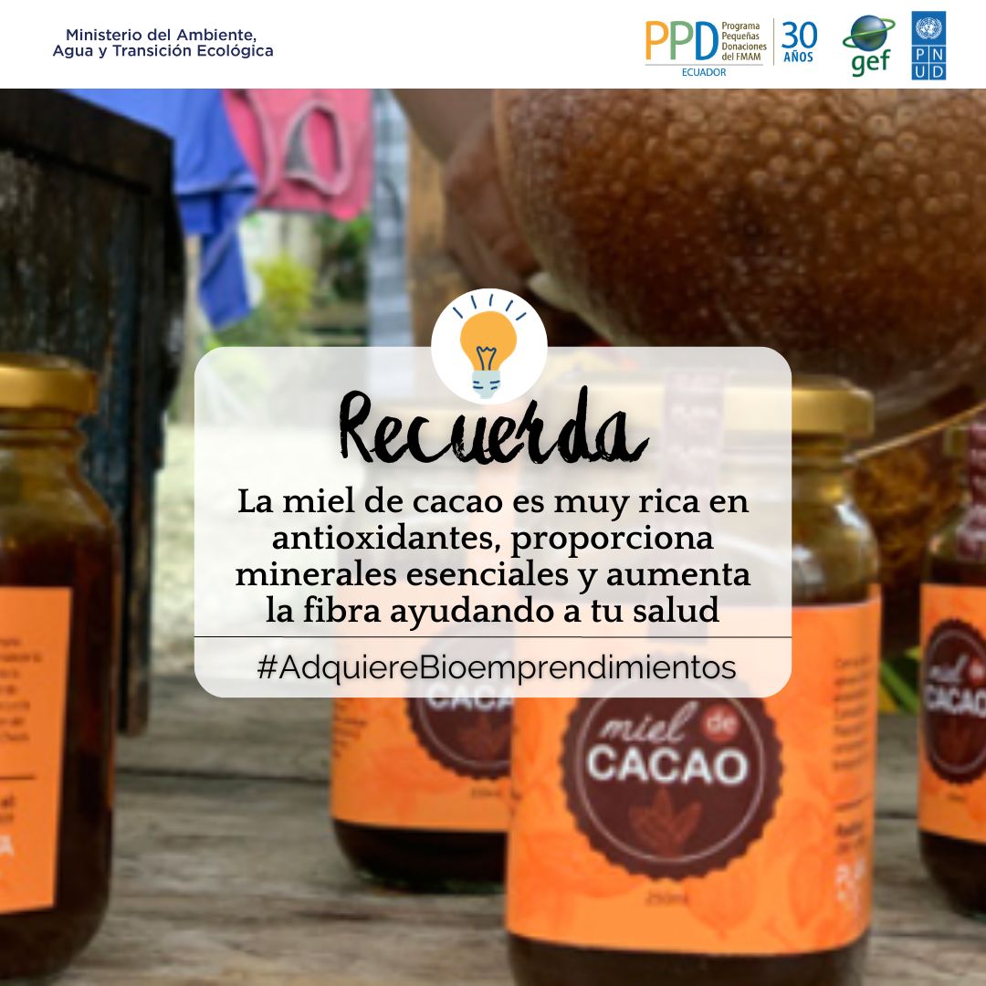 🌿 Te invitamos a seguir adquiriendo bioemprendimientos porque detrás de cada producto hay un ecosistema que se conserva y una organización comunitaria que se fortalecen. 👉🏼ppd-ecuador.org/wp-content/upl… @PNUDEcuador @GEF_SGP @Ambiente_Ec @ciespal @CODESPA