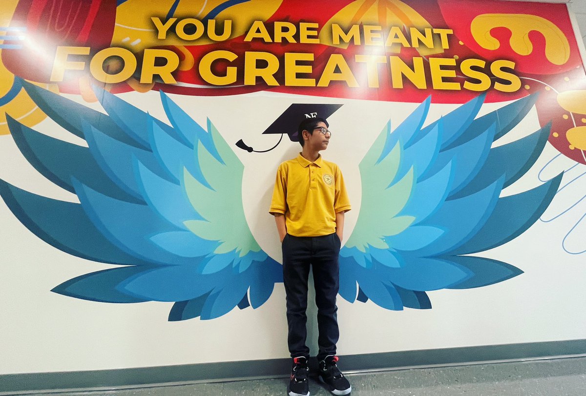 Victor is a 7th grade scholar and he is meant for greatness!