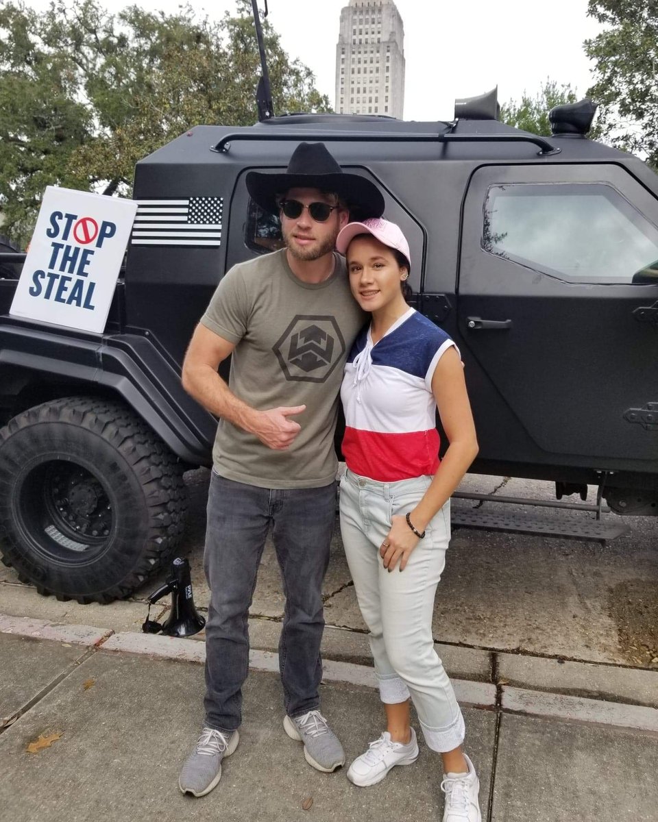 keala_rose's tweet photo. It was great meeting Owen Shroyer when he and the InfoWars team traveled through Baton Rouge, LA on their way to Washington DC for the Million MAGA March back in 2020! 
#FreeOwen #OwenDidNothingWrong  #FreedomOfSpeech https://t.co/BAFYKvkgMf
